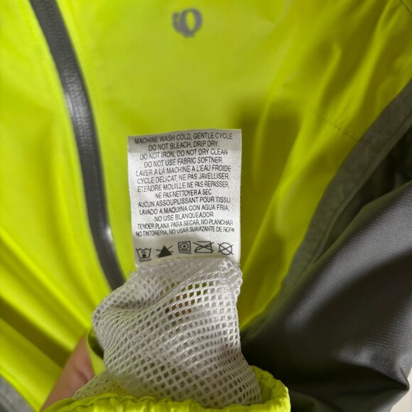 Pearl Izumi Yellow Scotchlite Highlighter Hi Vis Cycling Jacket Size XS - Picture 7 of 10